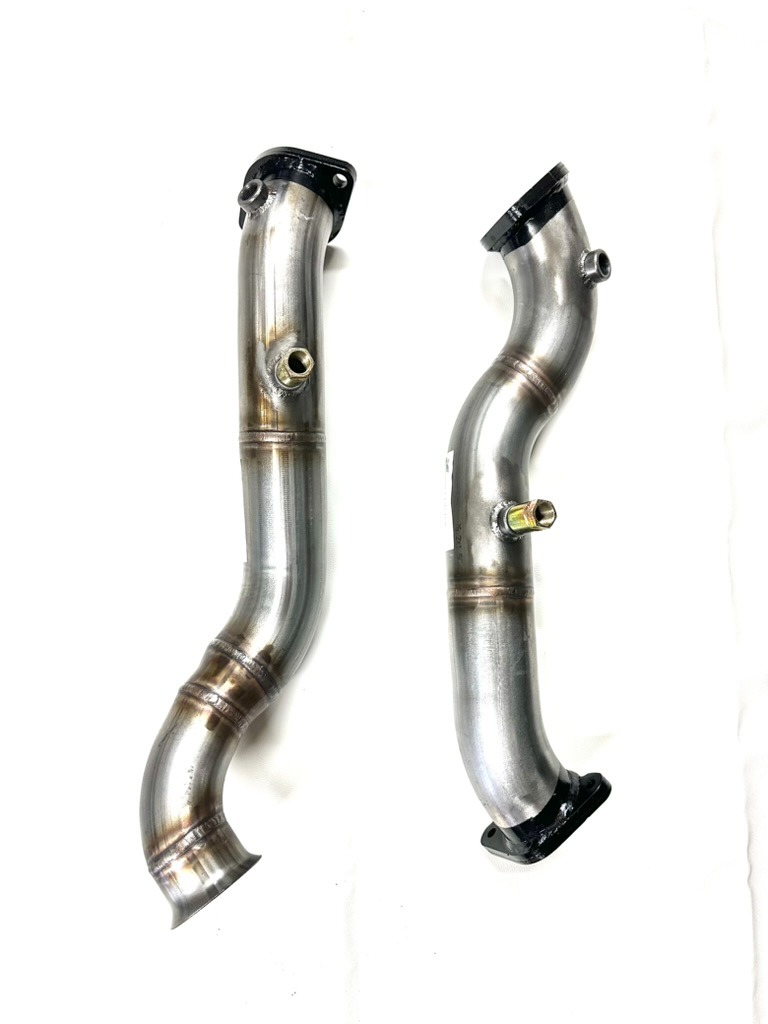 Two Ford Ranger performance downpipes