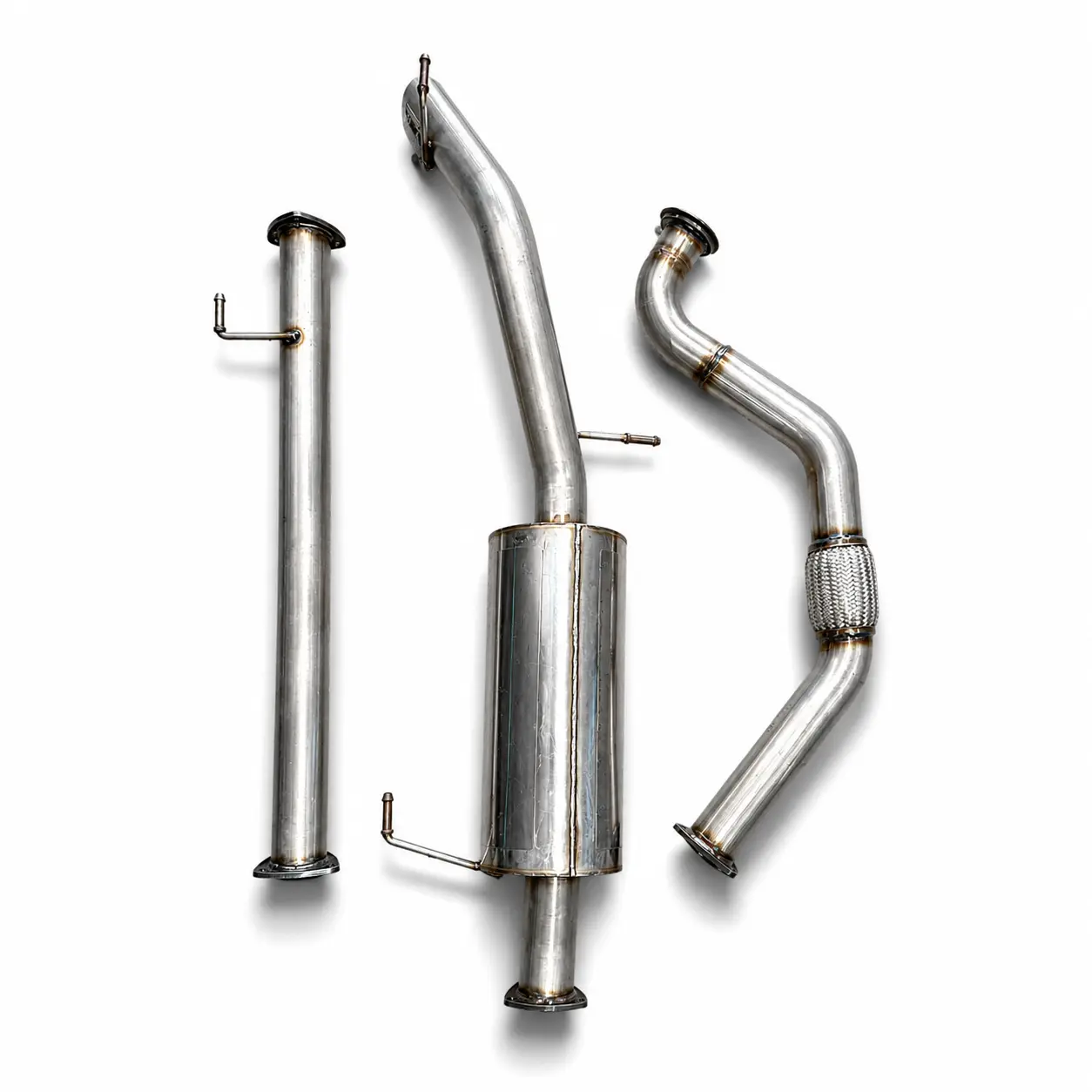 Developed Ford Ranger exhaust system and downpipe