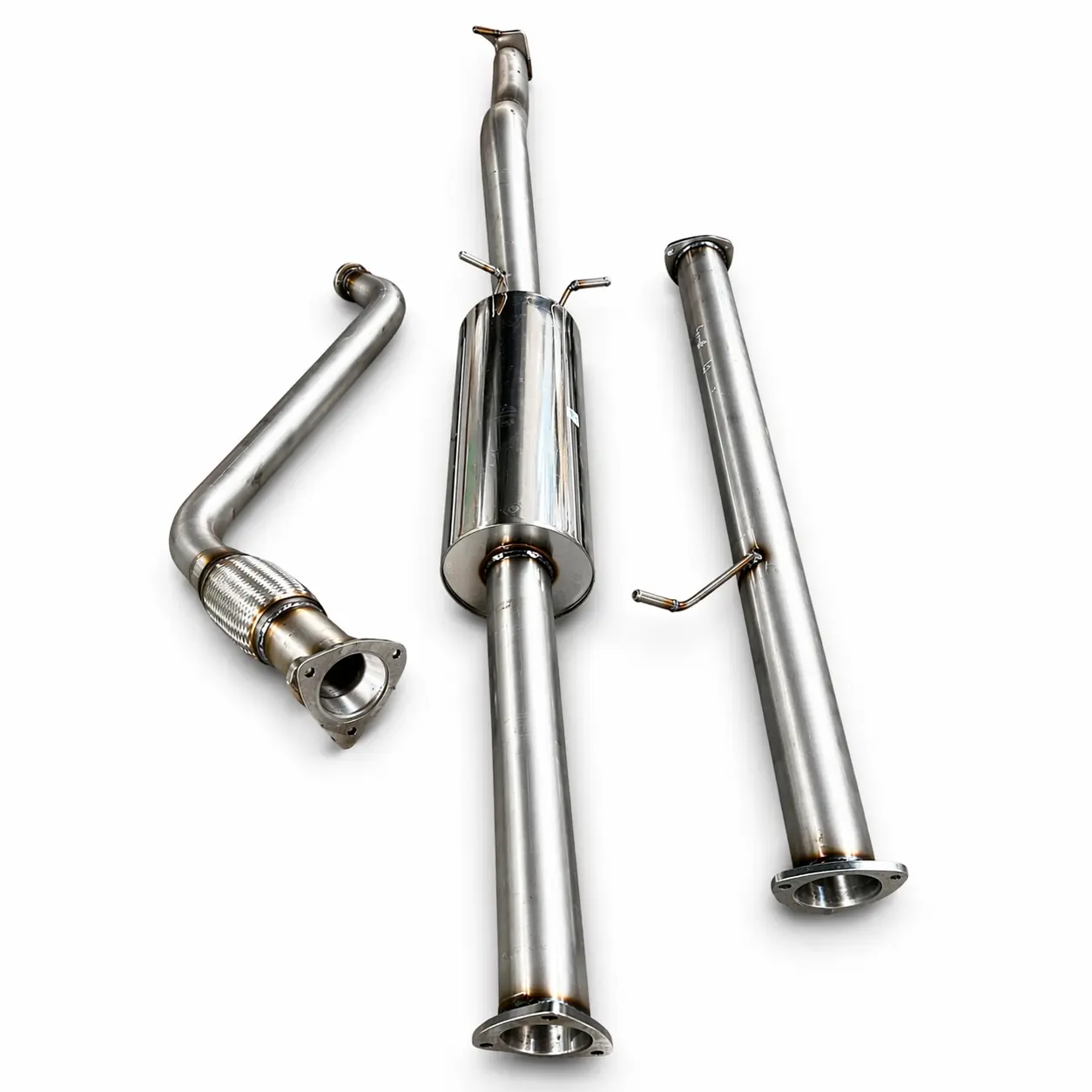 Ford Ranger developed exhaust and downpipe assembly