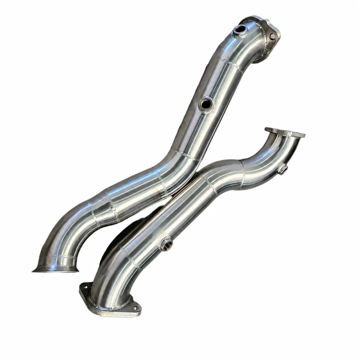 Pair of developed Ford Ranger 3.0 V6 downpipes
